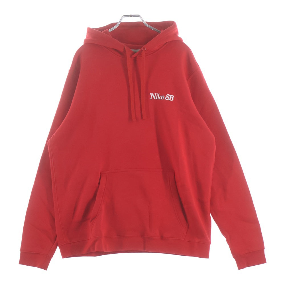 NIKE SB(ナイキエスビー) ×Girls Don't Cry Logo Hoody ガールズドントクライ ロゴプリント スウェット プルオーバーパーカー レッド 935585-657