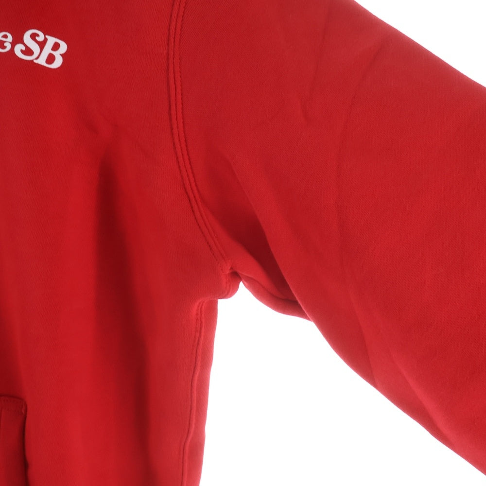 NIKE SB(ナイキエスビー) ×Girls Don't Cry Logo Hoody ガールズドントクライ ロゴプリント スウェット プルオーバーパーカー レッド 935585-657