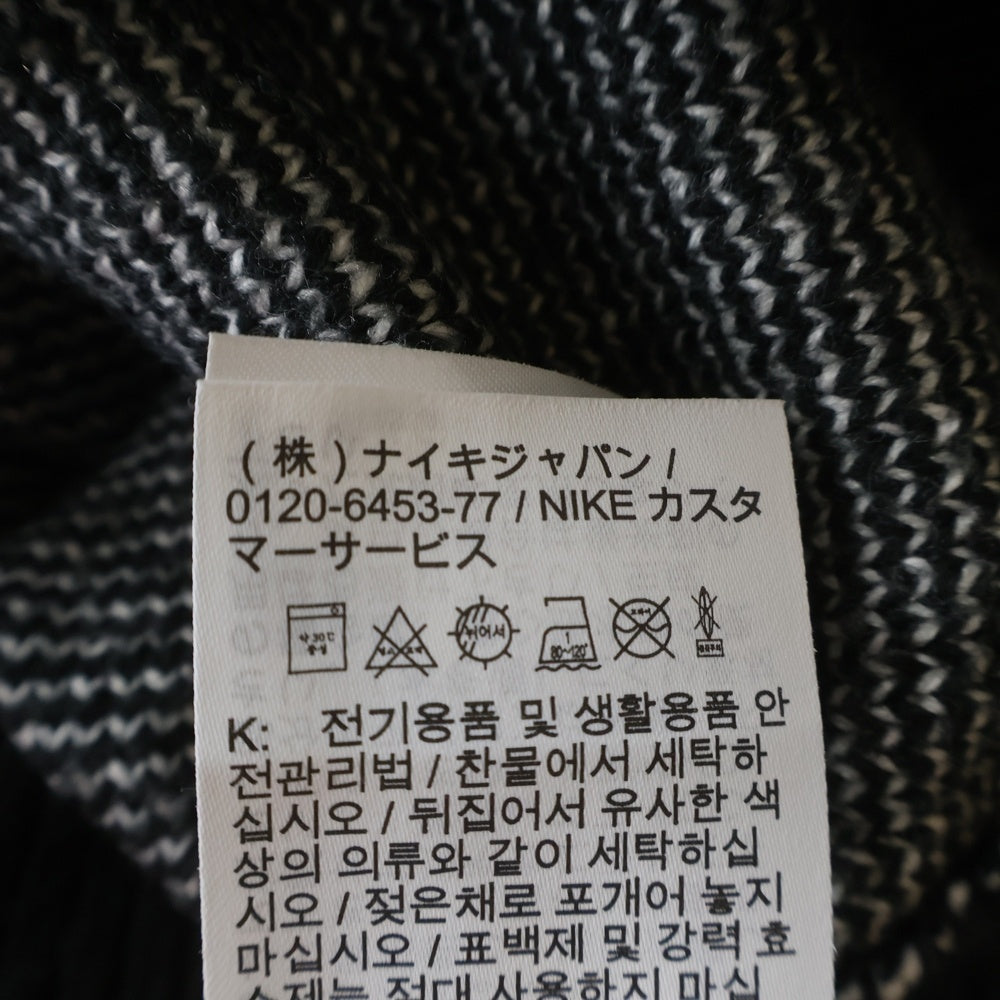 SUPREME(シュプリーム) 19SS ×NIKE Swoosh Sweater BV7549-010 ナイキ スウッシュ ロゴ クルーネック ニット セーター ブラック
