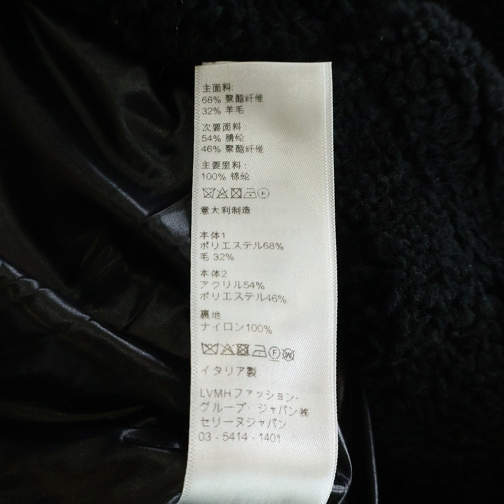 CELINE(セリーヌ) 22SS バイマテリアル カモフラージュフリースブルゾン ジャケット ブラック/ブラウン/カーキ 2Y579893L