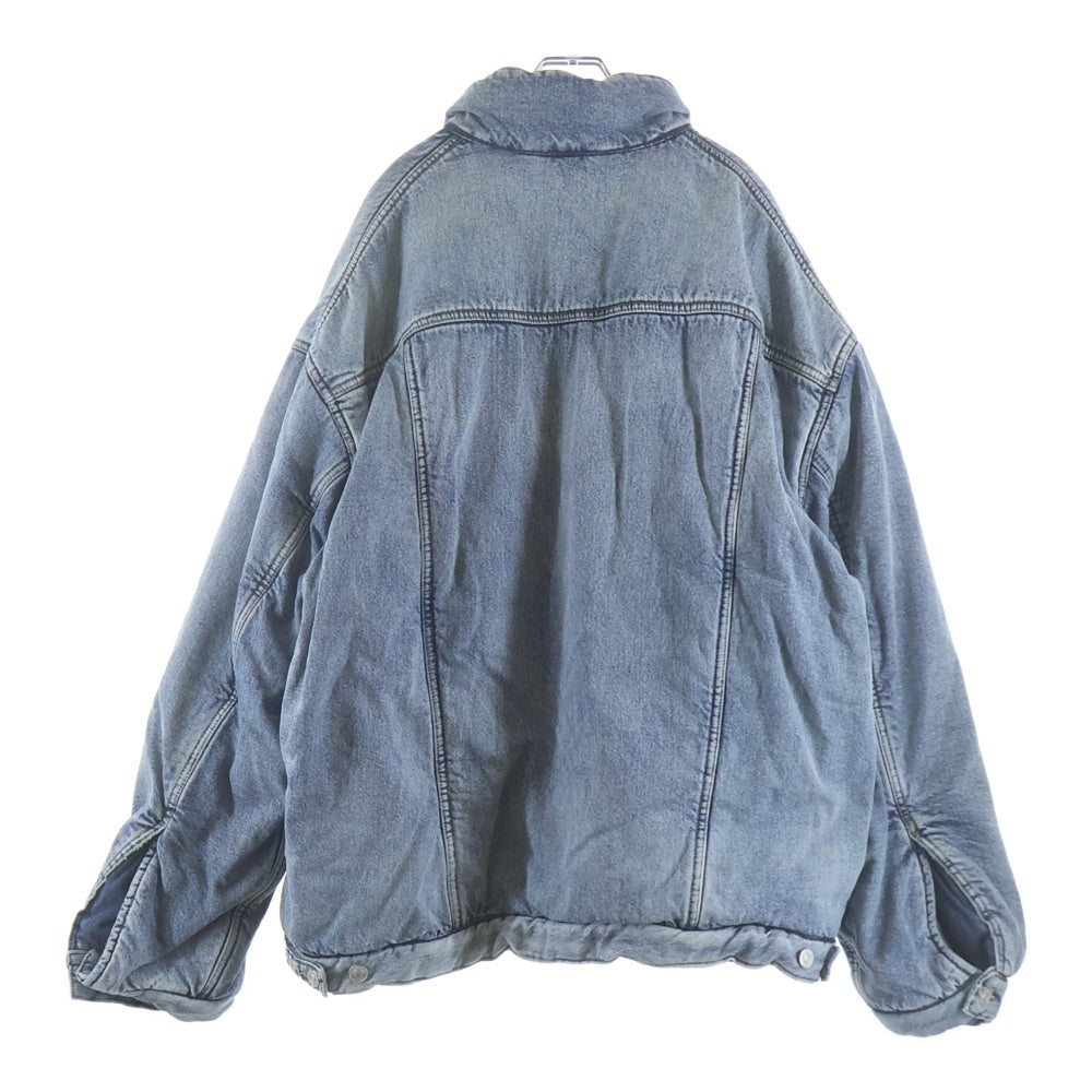 BALENCIAGA(バレンシアガ) 22AW OVERSIZED PADDED DENIM JACKET オーバーサイズ パデッド デニム ジャケット 中綿 ブルゾン インディゴ 681689 TJW92