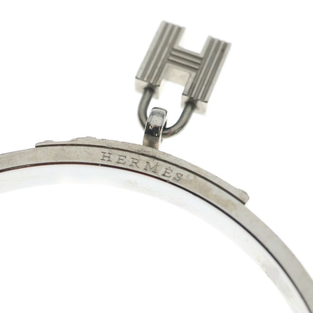 HERMES(エルメス) ケリー Hカデナ バングル ブレスレット シルバー/オレンジ レディース