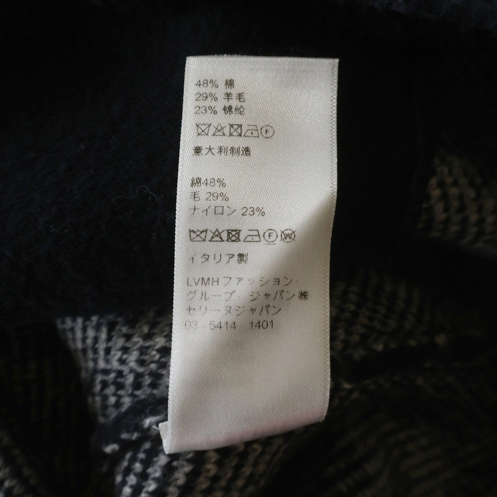 CELINE(セリーヌ) 22SS AMY DORIAN 2A51W531Q ジャガード総柄カーディガン ブラック