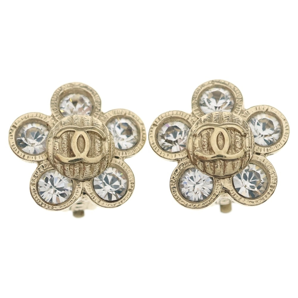 CHANEL(シャネル) ココマーク フラワー イヤリング ゴールド レディース