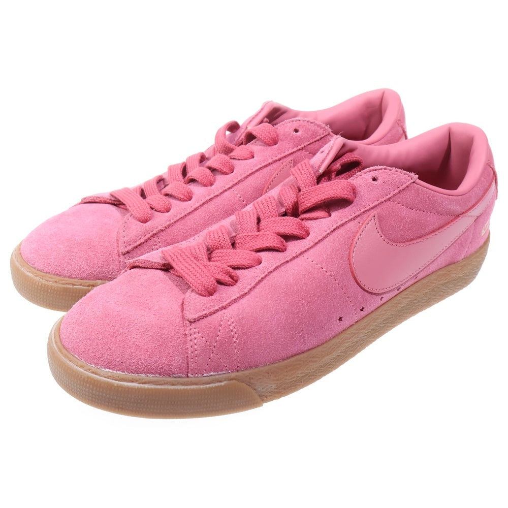 NIKE SB(ナイキエスビー) ×SUPREME SB BLAZER LOW GT シュプリーム ブレザー ローカットスニーカー ピンク US9/27cm