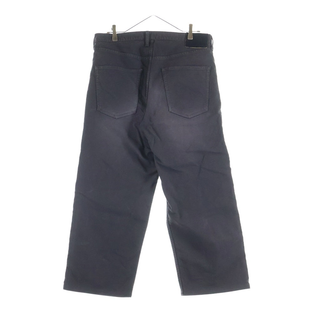 VISVIM(ヴィスヴィム) 25SS FLUXUS 01 EX WIDE G.CORDS フルクサス ワイド ジャーマン ワイドパンツ ブラック 0125105008001