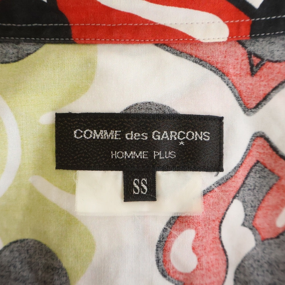 COMME des GARCONS HOMME PLUS(コムデギャルソンオムプリュス) 06SS ×Rolling Stones ローリングストーンズ 総柄 半袖シャツ マルチ PQ-B028