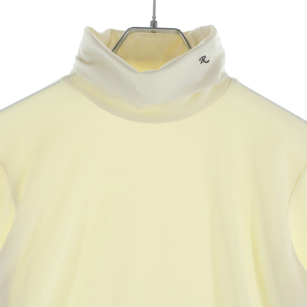 RAF SIMONS(ラフシモンズ) 03AW ロゴ刺繍 タートルネック カットソー ホワイト