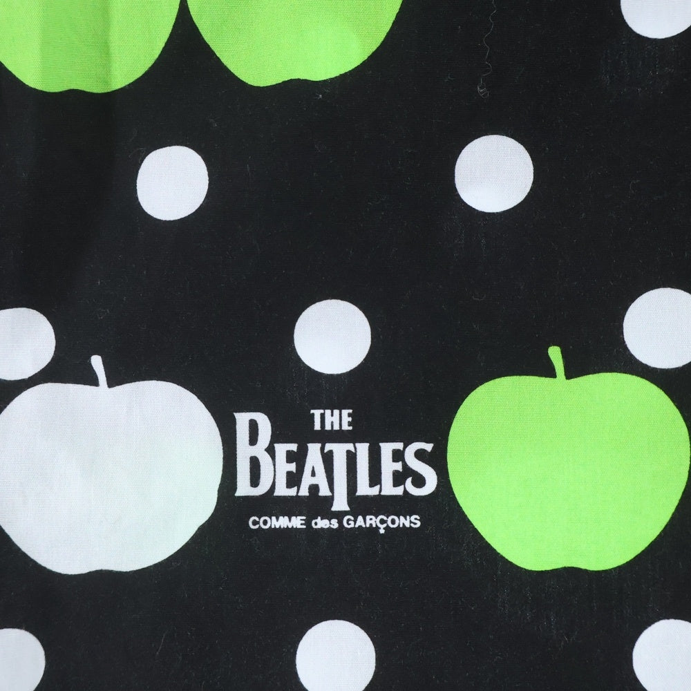 COMME des GARCONS COMME des GARCONS(コムデギャルソンコムデギャルソン) ×THE BEATLES L/S SHIRT ザ ビートルズ アップル 長袖シャツ ブラック VD-B001