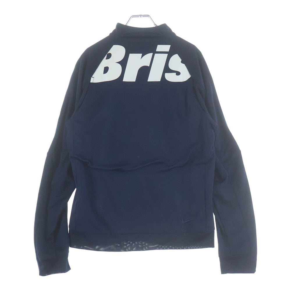 F.C.R.B./F.C.Real Bristol/FCRB(エフシーアールビー/エフシーレアルブリストル) 15AW ×NIKE DRI-FIT PDK JACKET ナイキ ドライフィット ジップアップ トラック ジャケット ネイビー 789516-451