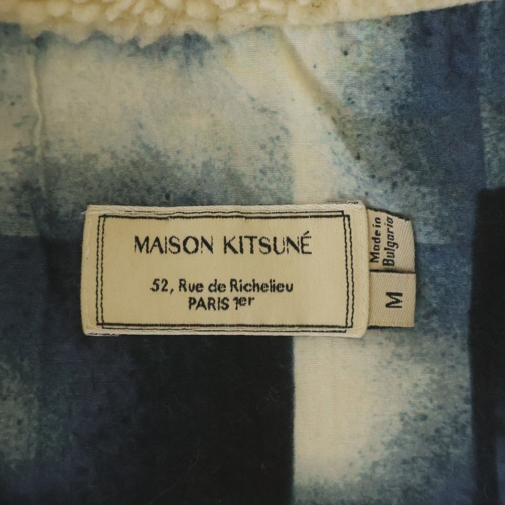 MAISON KITSUNE(メゾンキツネ) 15AW フリース ベスト ジャケット クリーム KML-0551-B