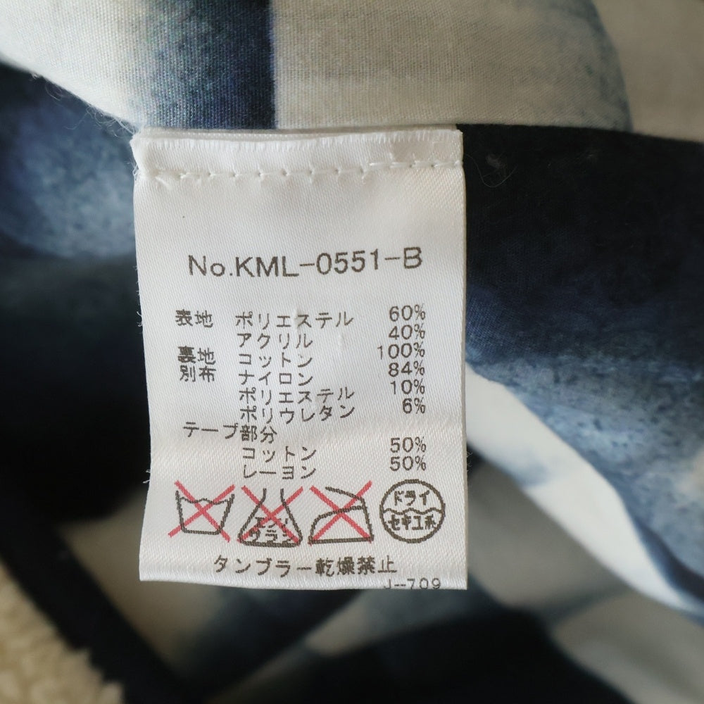 MAISON KITSUNE(メゾンキツネ) 15AW フリース ベスト ジャケット クリーム KML-0551-B