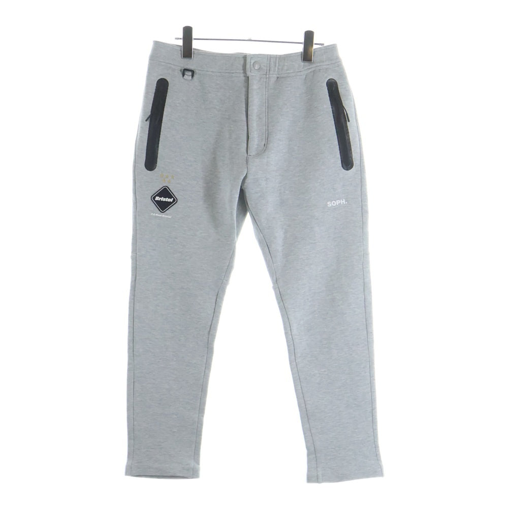 F.C.R.B./F.C.Real Bristol/FCRB(エフシーアールビー/エフシーレアルブリストル) 20SS FLAT HEM SWEAT TRAINING PANTS フラットヘム スウェットトレーニングパンツ グレー FCRB-200047