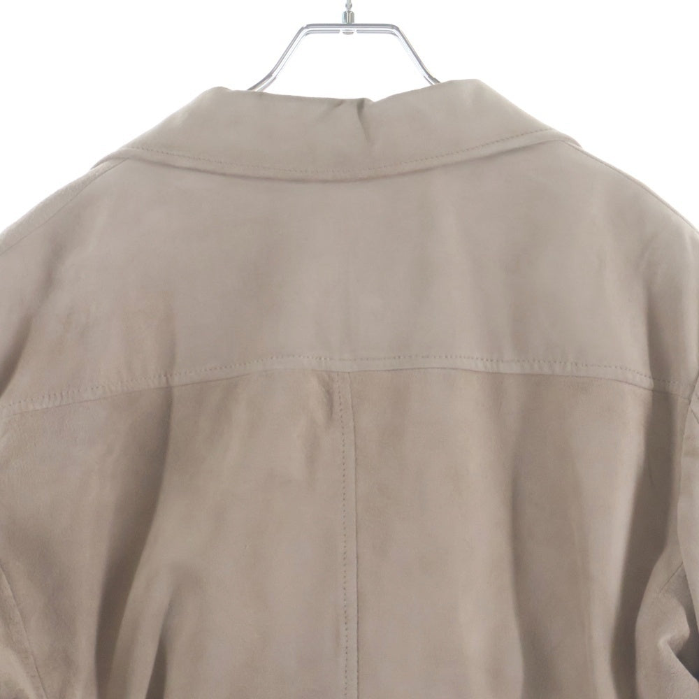GUCCI(グッチ) ピッグレザー スウェード2Bテーラードジャケット ピンク 141223 XC066