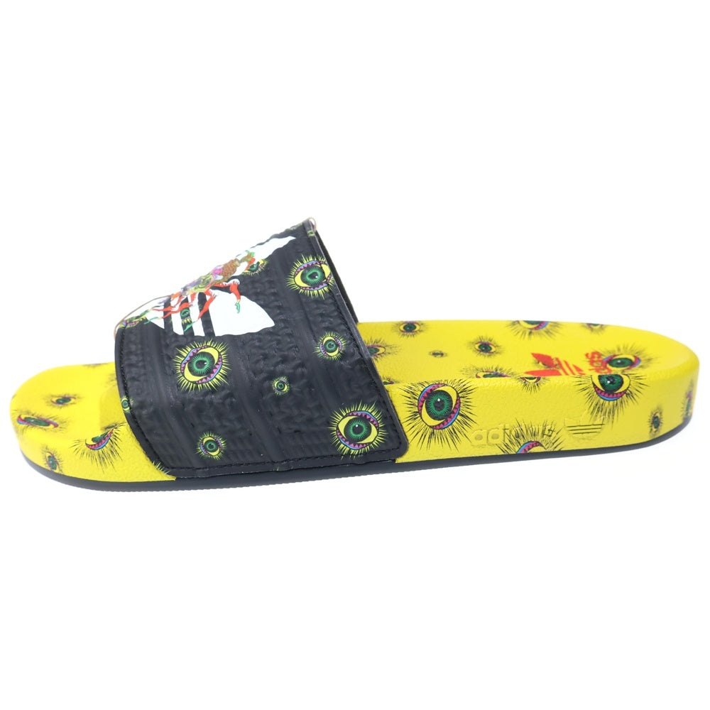 adidas(アディダス) ADILETTE TANAAMI アディレッタ タナアミ サンダル US9/27.5cm ブラック/イエロー