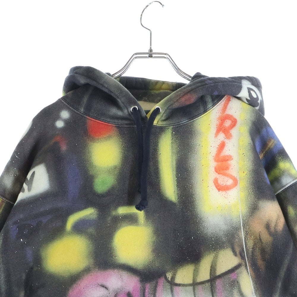SUPREME(シュプリーム) 21AW Lady Pink Hooded Sweatshirt レディーピンク 総柄 プルオーバー スウェットパーカー マルチ