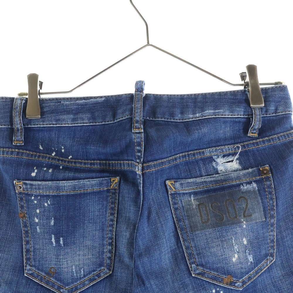 DSQUARED2(ディースクエアード) 18AW SUPER SKINNY JEAN スーパー スキニー ジーンズ デニムパンツ インディゴ レディース S72LB0131 S30342
