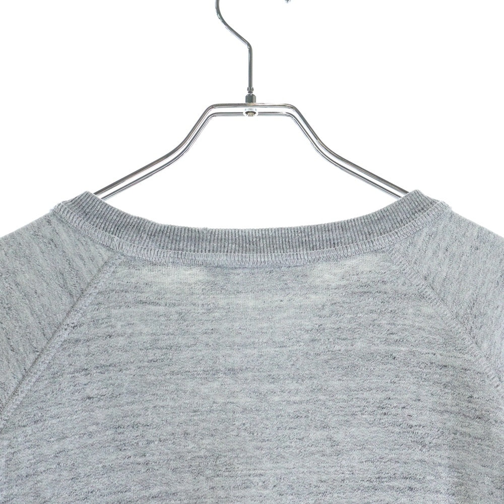 DSQUARED2(ディースクエアード) 18AW フロントロゴ クルーネック 長袖スウェットトレーナー カットソー グレー S71GU0244 S25148