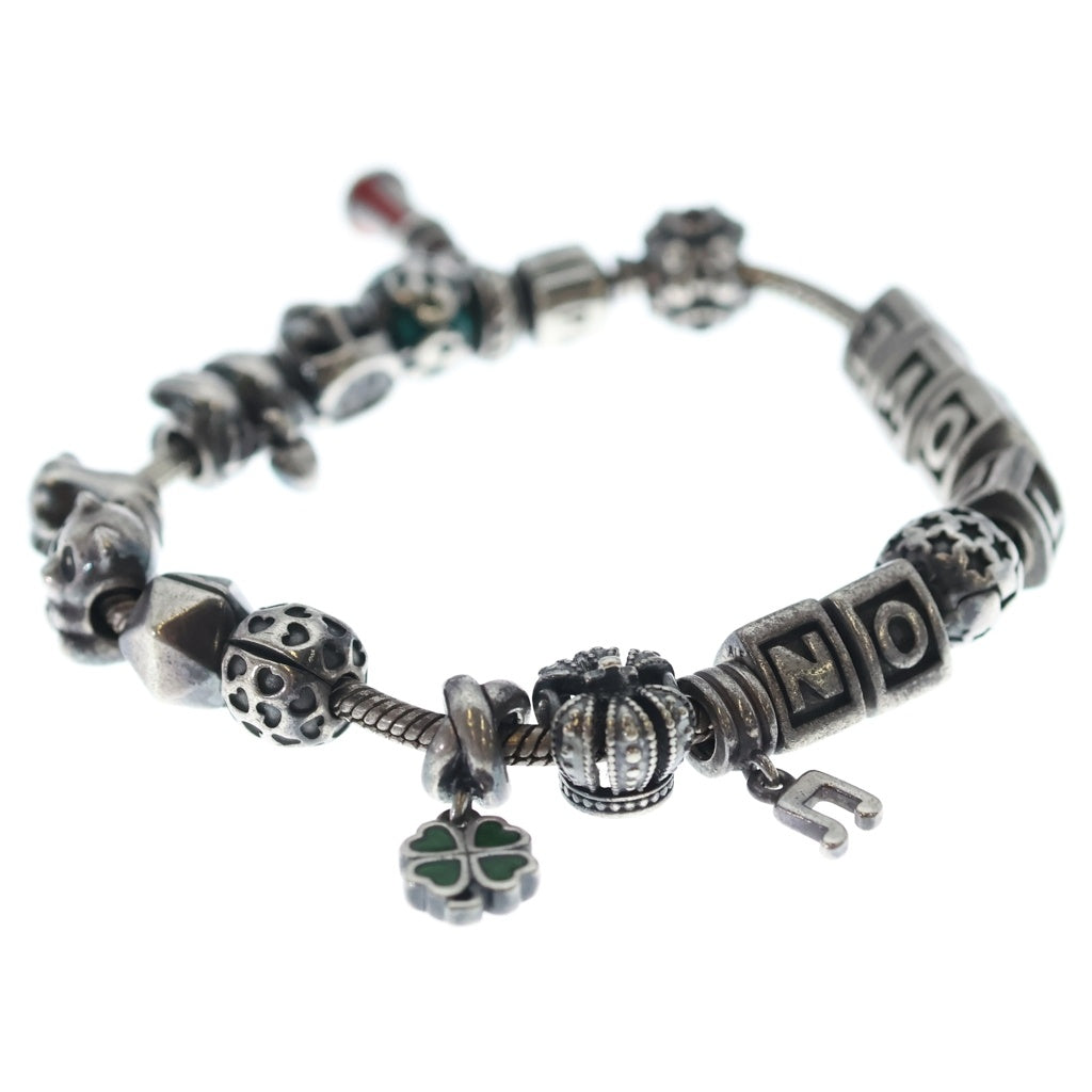 PANDORA(パンドラ) マルチモチーフ ビジューブレスレット シルバー