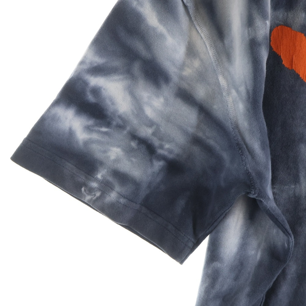 LOUIS VUITTON(ルイヴィトン) 22AW タイダイ ロゴプリント クルーネック 半袖Tシャツカットソー グレー RM222 NPL HNY87W