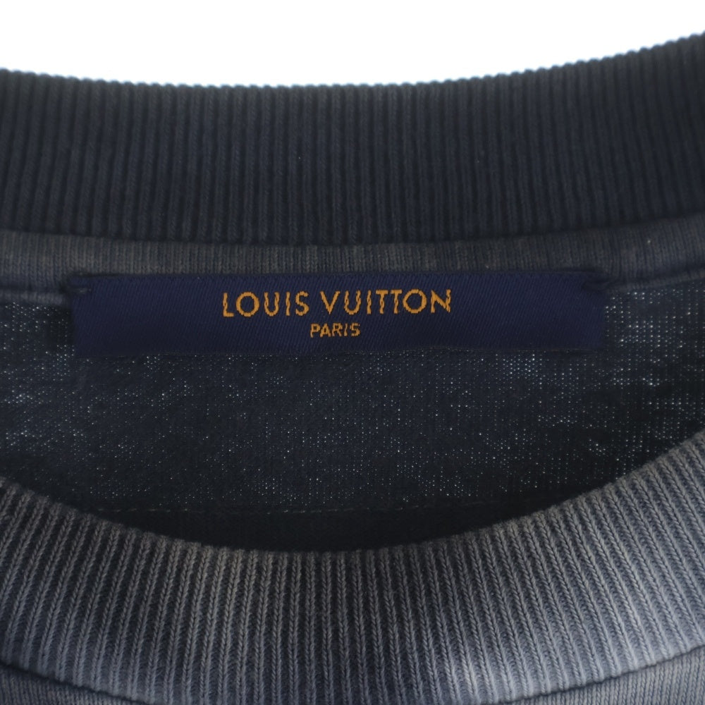 LOUIS VUITTON(ルイヴィトン) 22AW タイダイ ロゴプリント クルーネック 半袖Tシャツカットソー グレー RM222 NPL HNY87W