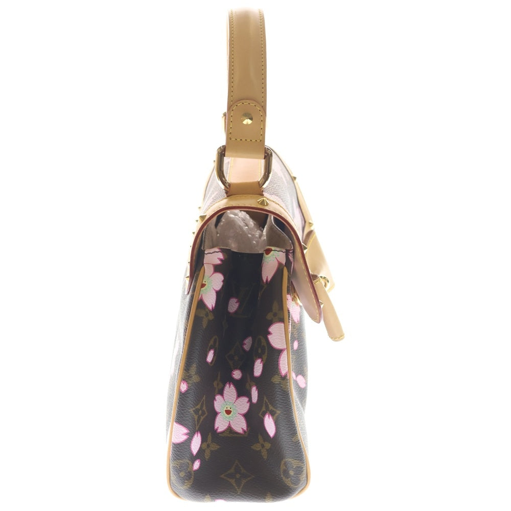LOUIS VUITTON(ルイヴィトン) サックレトロPM モノグラム チェリーブロッサム ハンドバッグ ブラウン M92012 CA0023 レディース