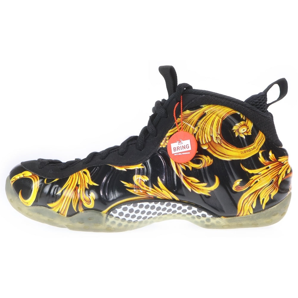 NIKE(ナイキ) 14SS ×SUPREME AIR FOAMPOSITE 1 SUPREME SP エアフォームポジット シュプリーム ハイカットスニーカー ブラック US10.5/28.5cm 652792-001