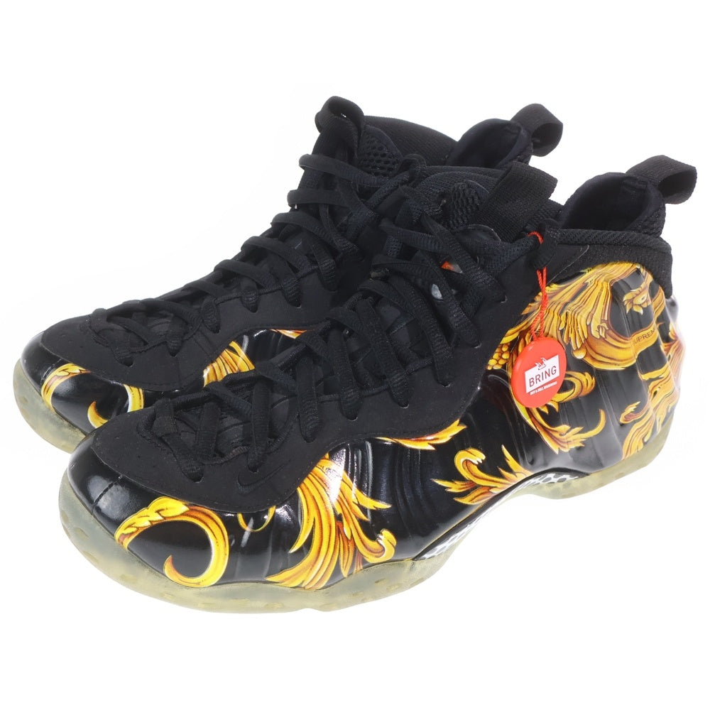 NIKE(ナイキ) 14SS ×SUPREME AIR FOAMPOSITE 1 SUPREME SP エアフォームポジット シュプリーム ハイカットスニーカー ブラック US10.5/28.5cm 652792-001