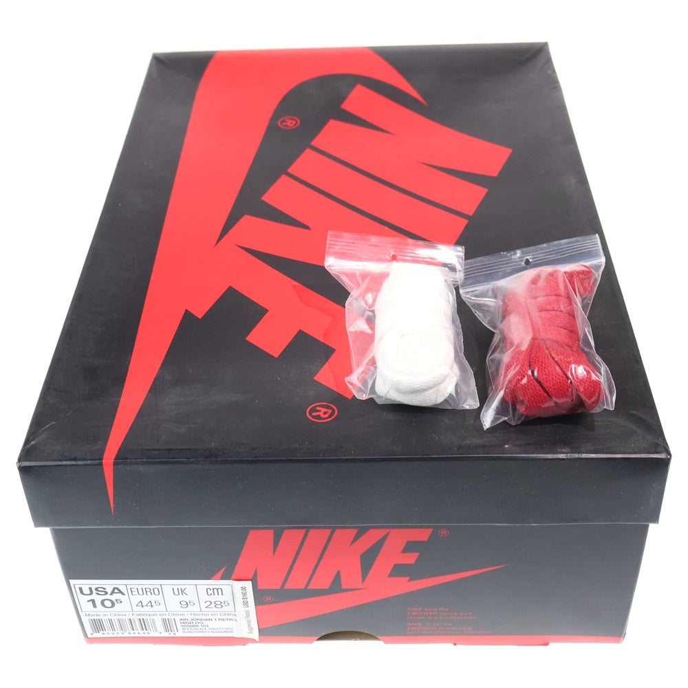 NIKE(ナイキ) 【観賞用 2015年製】AIR JORDAN 1 RETRO HIGH CHICAGO エアジョーダン1 シカゴ ハイスニーカー レッド/ホワイト US10.5/28.5cm 555088-101