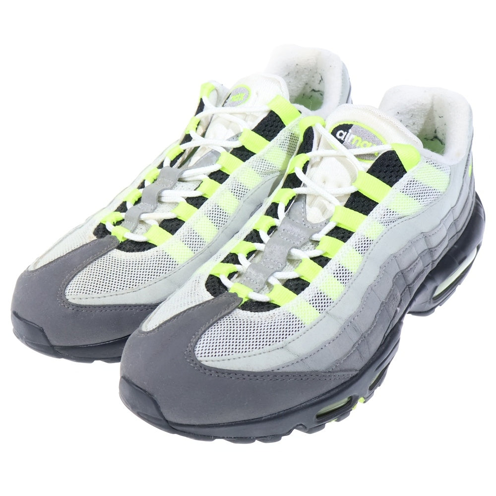NIKE(ナイキ) AIR MAX 95 OG YELLOW GRADATION エアマックス95 イエローグラデ ローカットスニーカー グレー/イエロー US10/28cm 554970-071