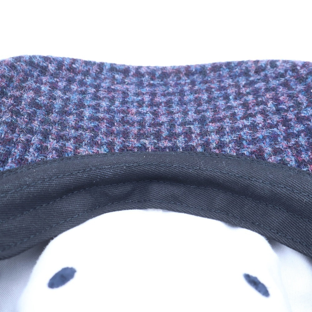 SUPREME(シュプリーム) 24AW Harris Tweed 6Panel Cap ハリスツイード 6パネル キャップ パープル