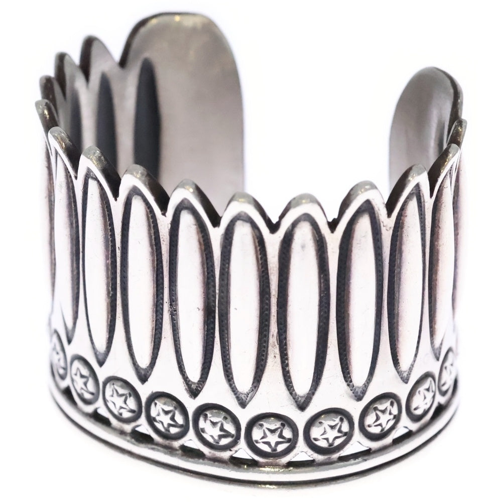 CODY SANDERSON(コディーサンダーソン) FEATHER HEAD STAR CUFF フェザーヘッドスターバングル シルバー