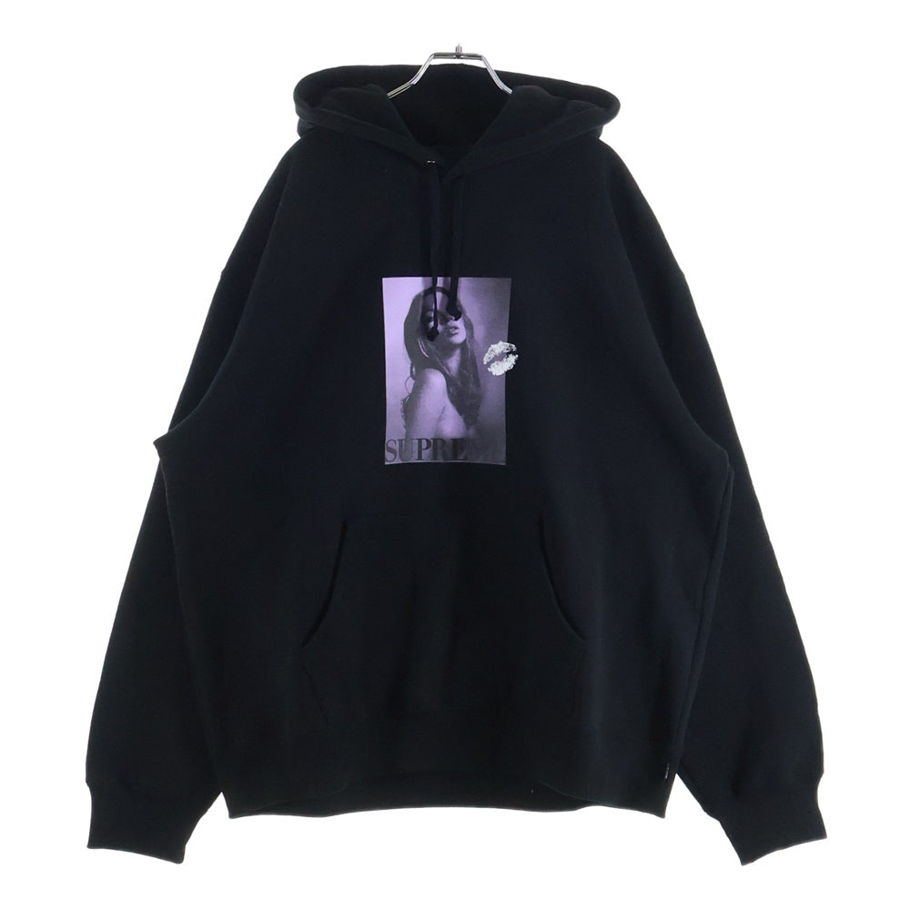 SUPREME(シュプリーム) 24AW Kate Moss Hooded Sweatshirt ケイトモス フォトプリント スウェットパーカー ブラック