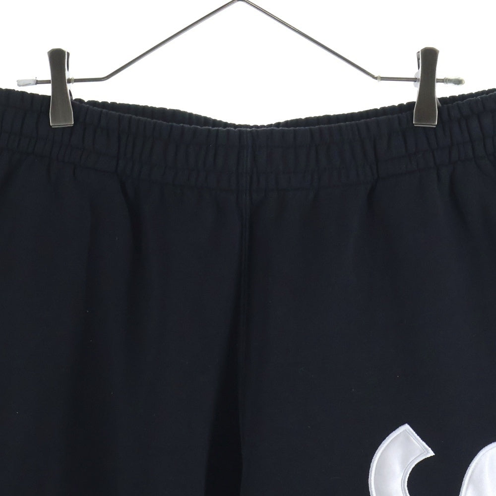 SUPREME(シュプリーム) 24AW Satin Applique Sweatpant サテン アップリケ スウェットパンツ ブラック