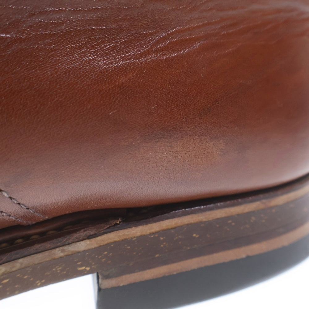 Alden(オールデン) Uチップ レザーシューズ ローファー 革靴 ブラウン 8 1/2