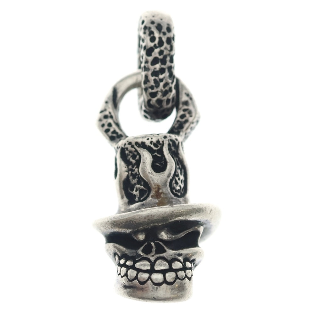 STARLINGEAR(スターリンギア) マイクロダンテ フレイム スカルペンダント シルバー