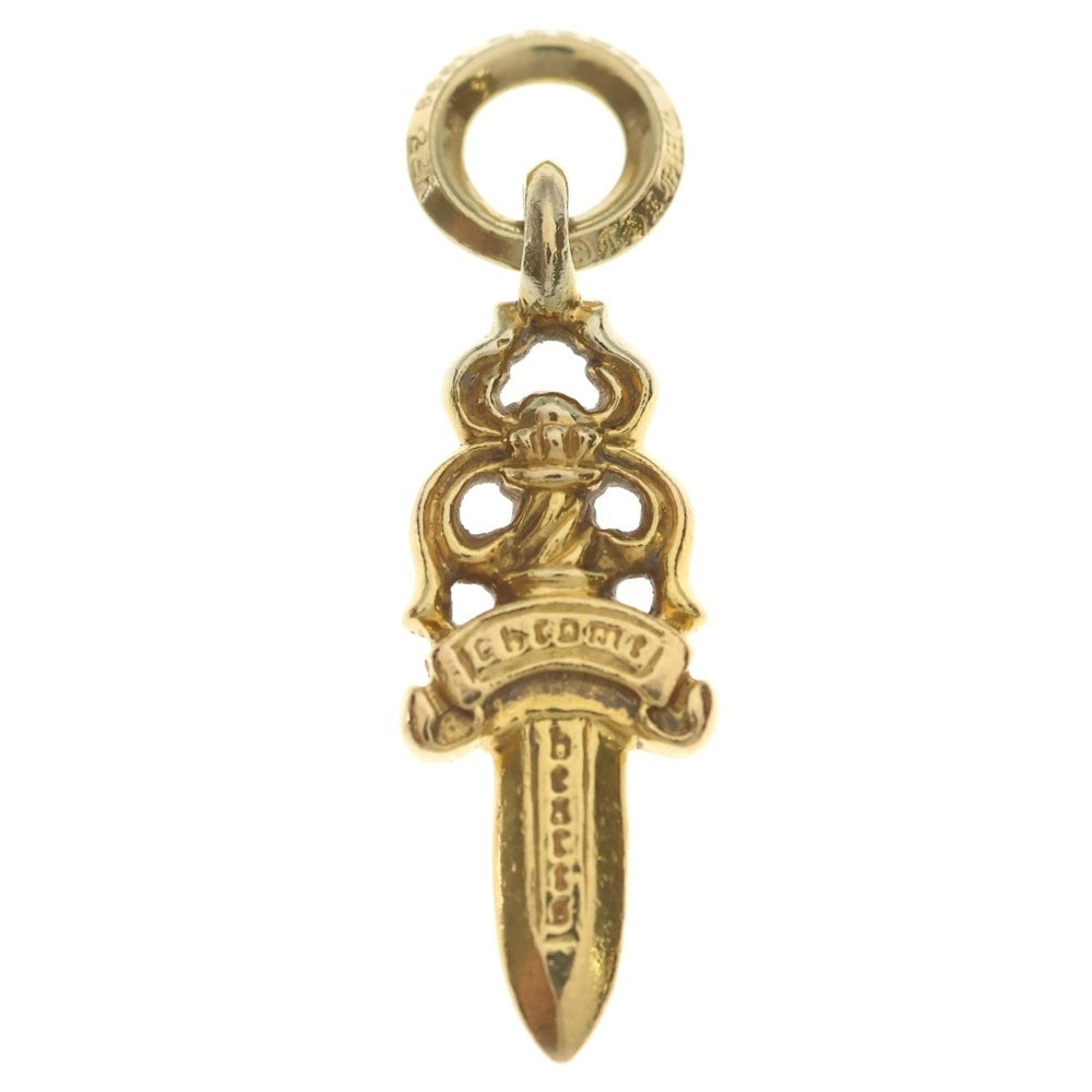 CHROME HEARTS(クロムハーツ) 22K #5 DAGGER P/DIA #5ダガーチャーム PAVEダイヤ ペンダントトップ ゴールド BCA031