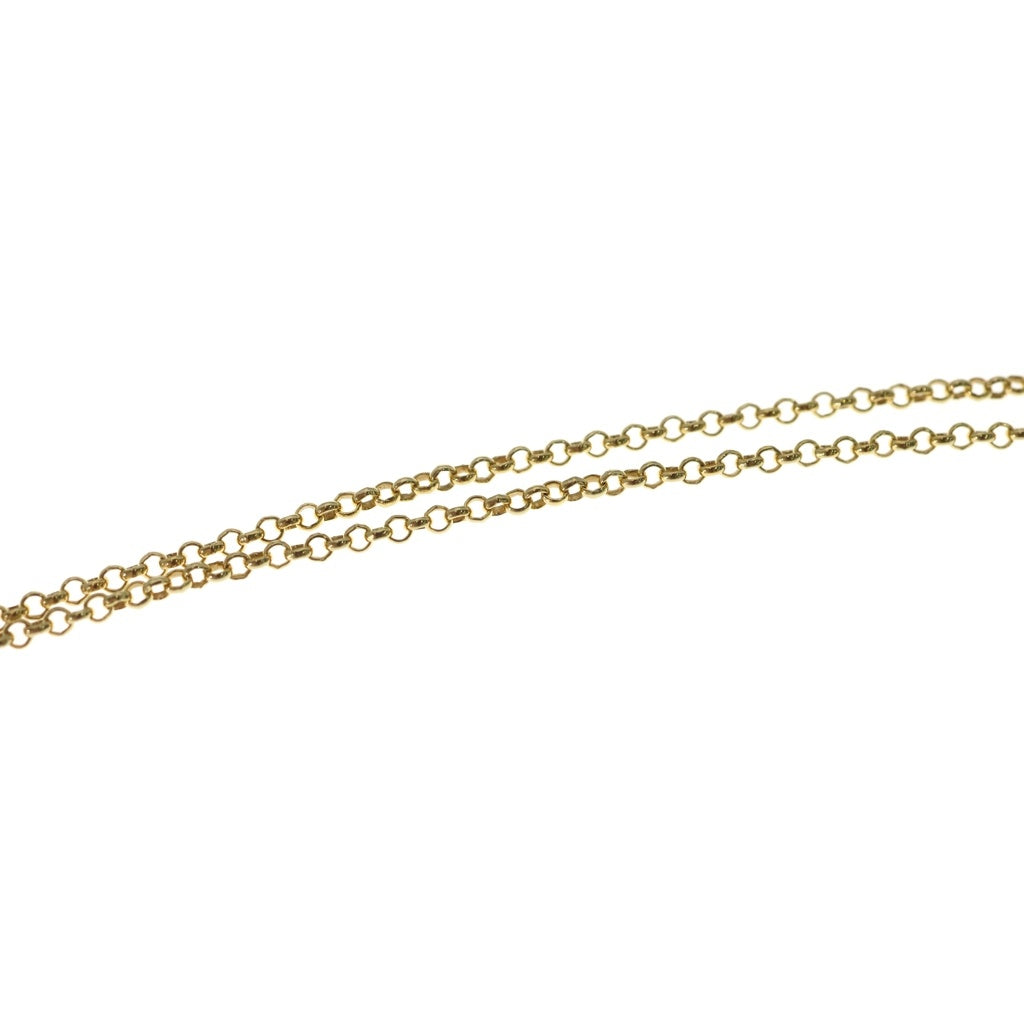 CHROME HEARTS(クロムハーツ) 22K NECKCHAIN R20 オールド ロールチェーンネックレス 20inch ゴールド BCA011