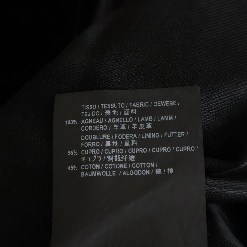 SAINT LAURENT PARIS(サンローランパリ) Keith Racer Jacket キースレーサー レザー シングルライダースジャケット ブラック 362239