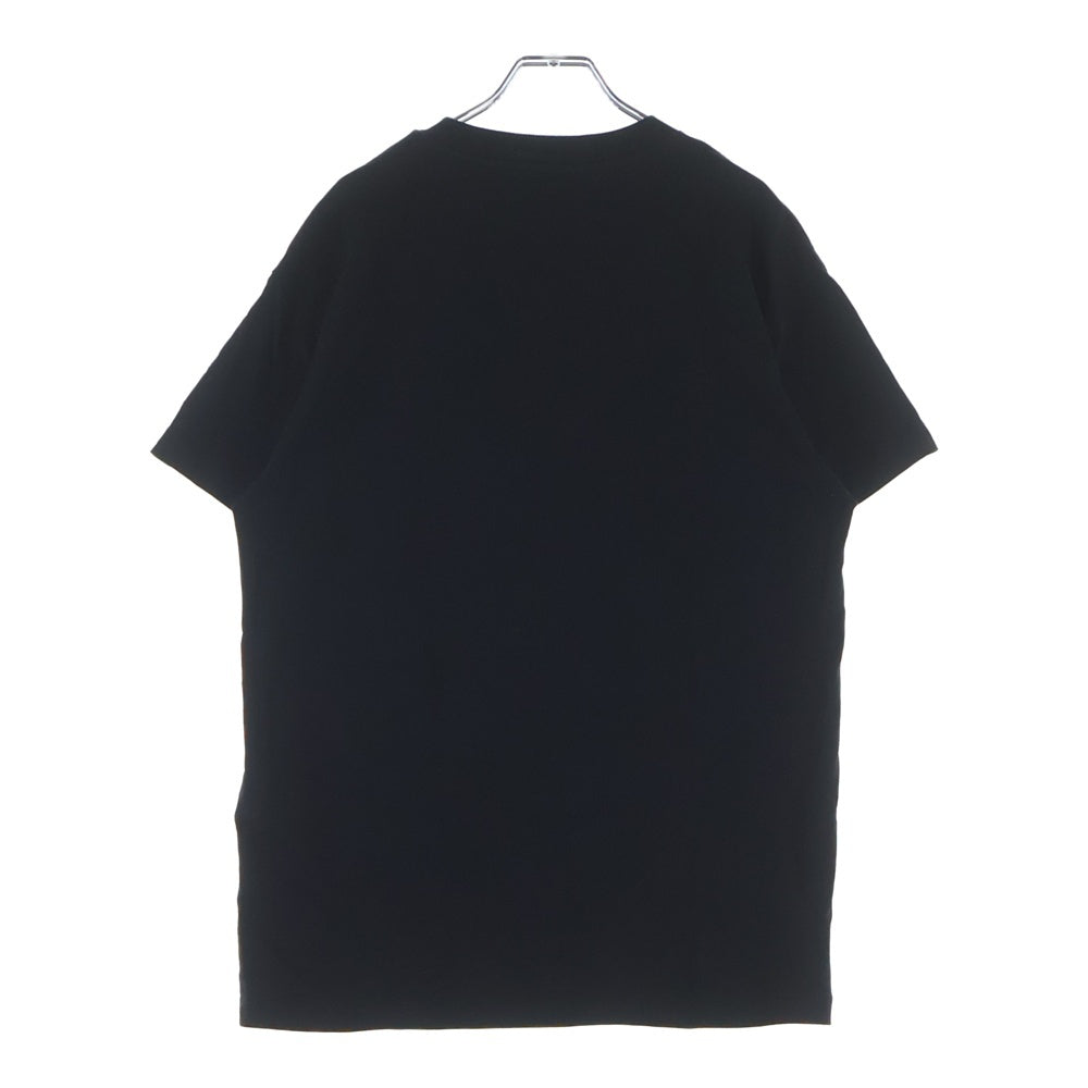JIL SANDER +(ジルサンダープラス) ロゴパッチ コットン クルーネック 半袖Tシャツ カットソー ブラック JPUT706530MT24880812