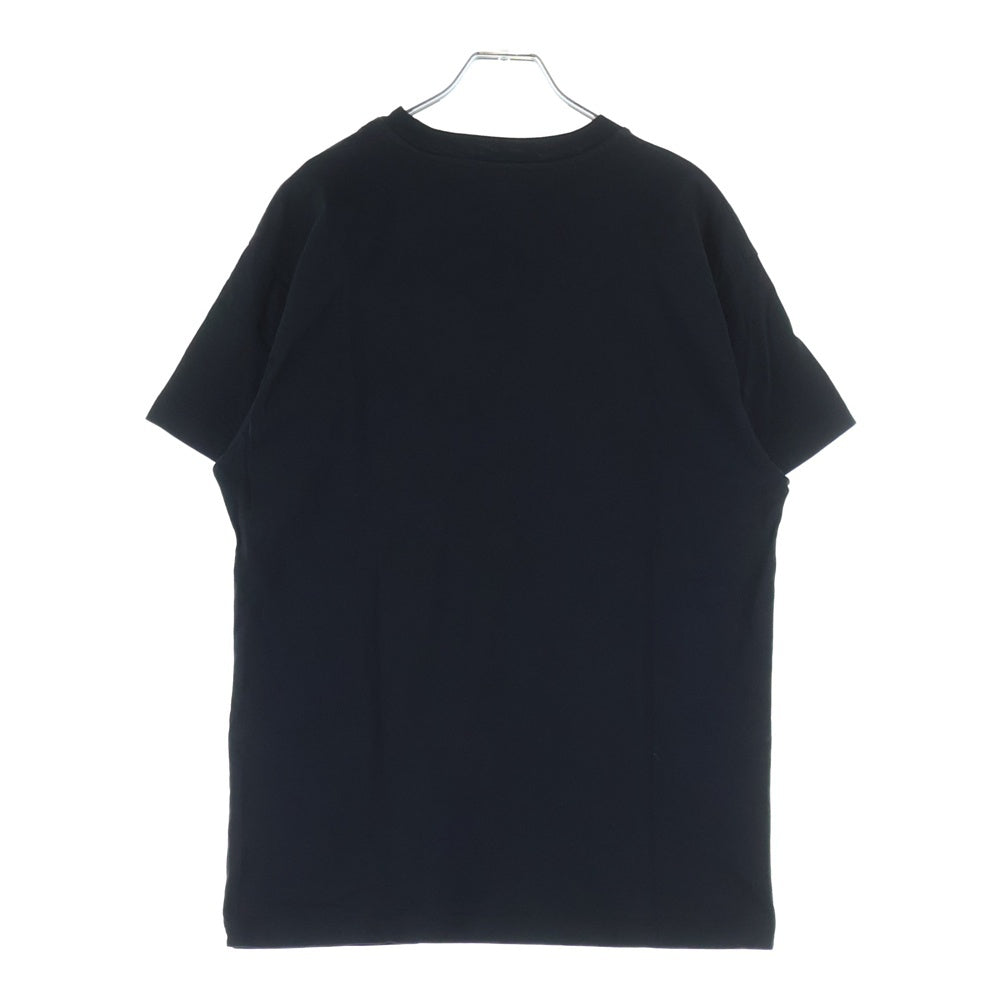 JIL SANDER +(ジルサンダープラス) ロゴパッチ コットン クルーネック 半袖Tシャツ カットソー ブラック JPUT706530MT24880812