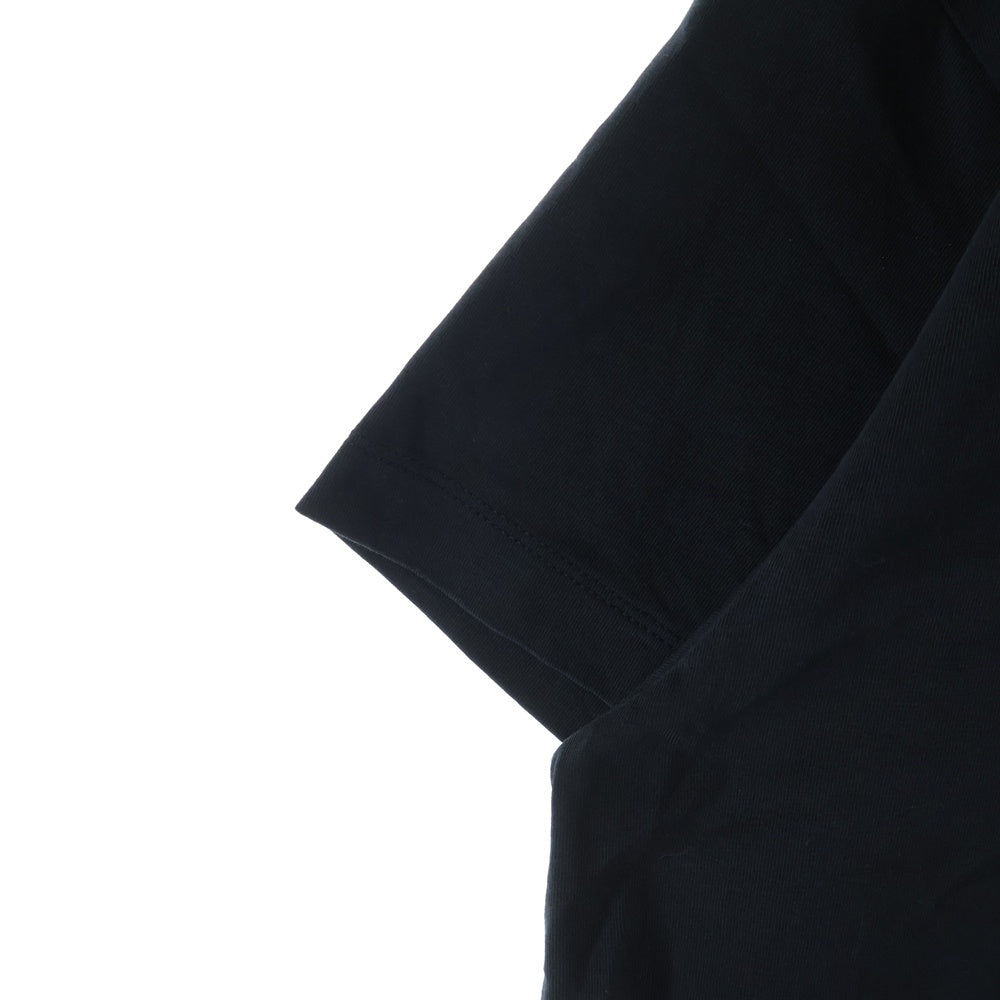 JIL SANDER +(ジルサンダープラス) ロゴパッチ コットン クルーネック 半袖Tシャツ カットソー ブラック JPUT706530MT24880812