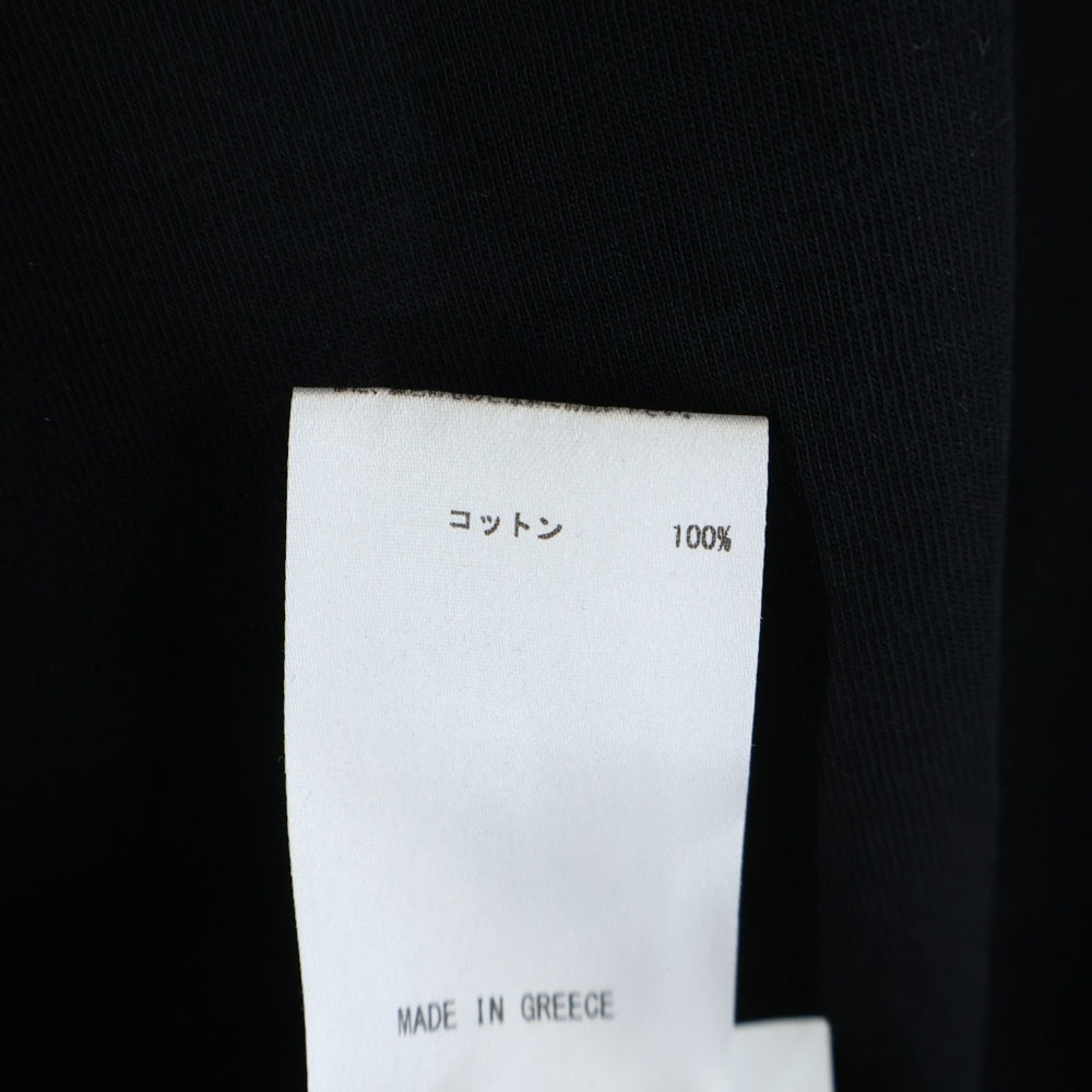 JIL SANDER +(ジルサンダープラス) ロゴパッチ コットン クルーネック 半袖Tシャツ カットソー ブラック JPUT706530MT24880812