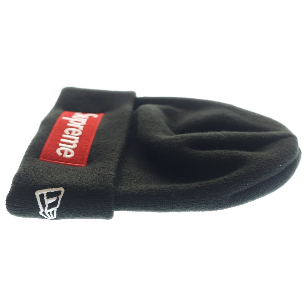 SUPREME(シュプリーム) 22AW ×NEWERA ニューエラ Box Logo Beanie ボックスロゴビーニー ニットキャップ 帽子 ブラック