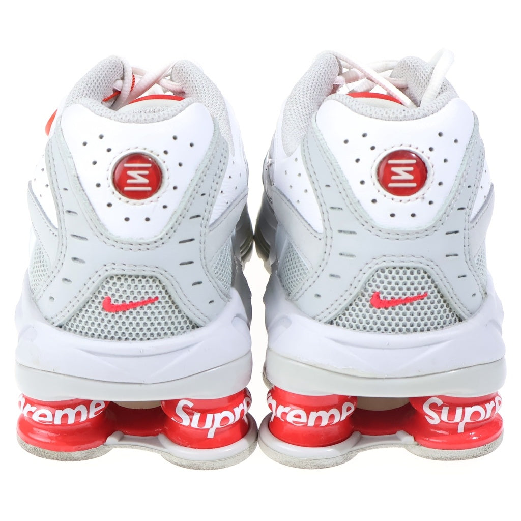 SUPREME(シュプリーム) 22SS ×NIKE SHOX RIDE 2 SP DN1615-100 ナイキ ショックスライド2 スニーカー シューズ ホワイト/グレー/レッド US10.5/28.5cm