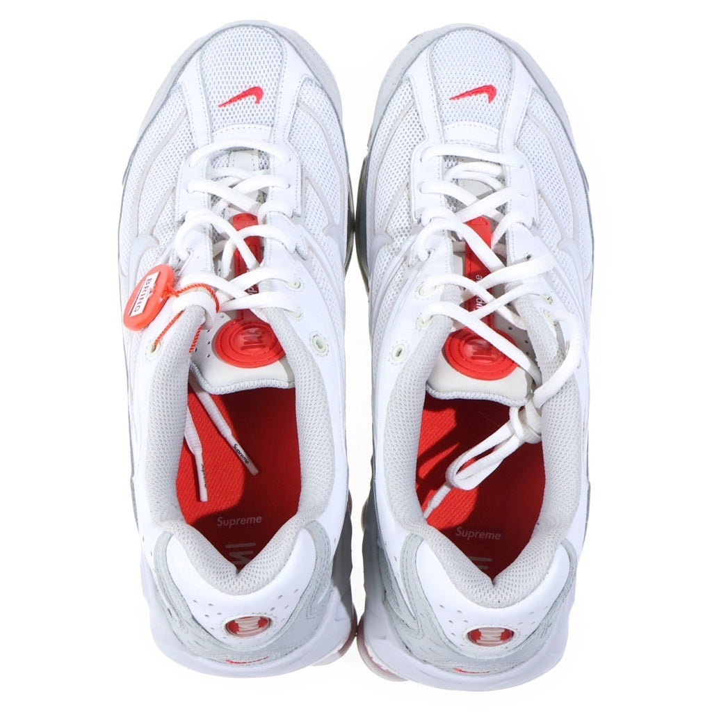 SUPREME(シュプリーム) 22SS ×NIKE SHOX RIDE 2 SP DN1615-100 ナイキ ショックスライド2 スニーカー シューズ ホワイト/グレー/レッド US10.5/28.5cm