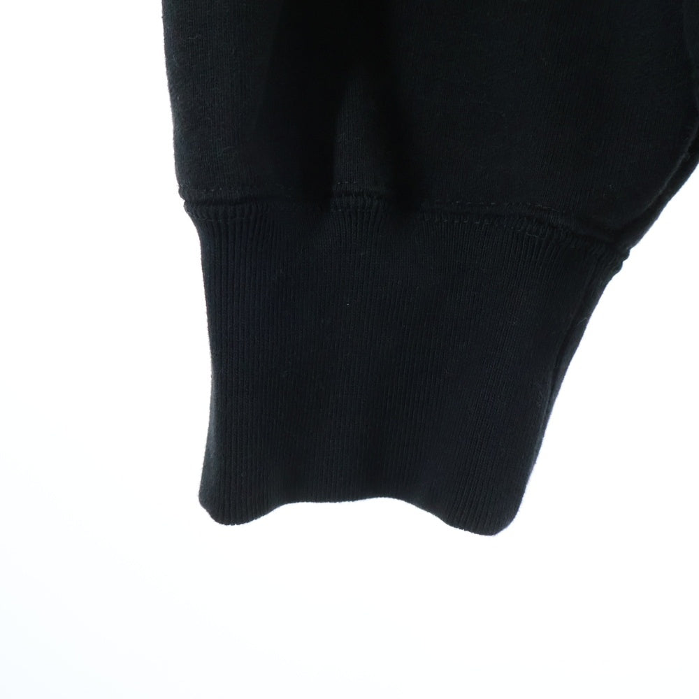 SUPREME(シュプリーム) 24AW Satin Applique Hooded Sweatshirt サテンアプリケフーデッドスウェットシャツ パーカー フーディ ブラック