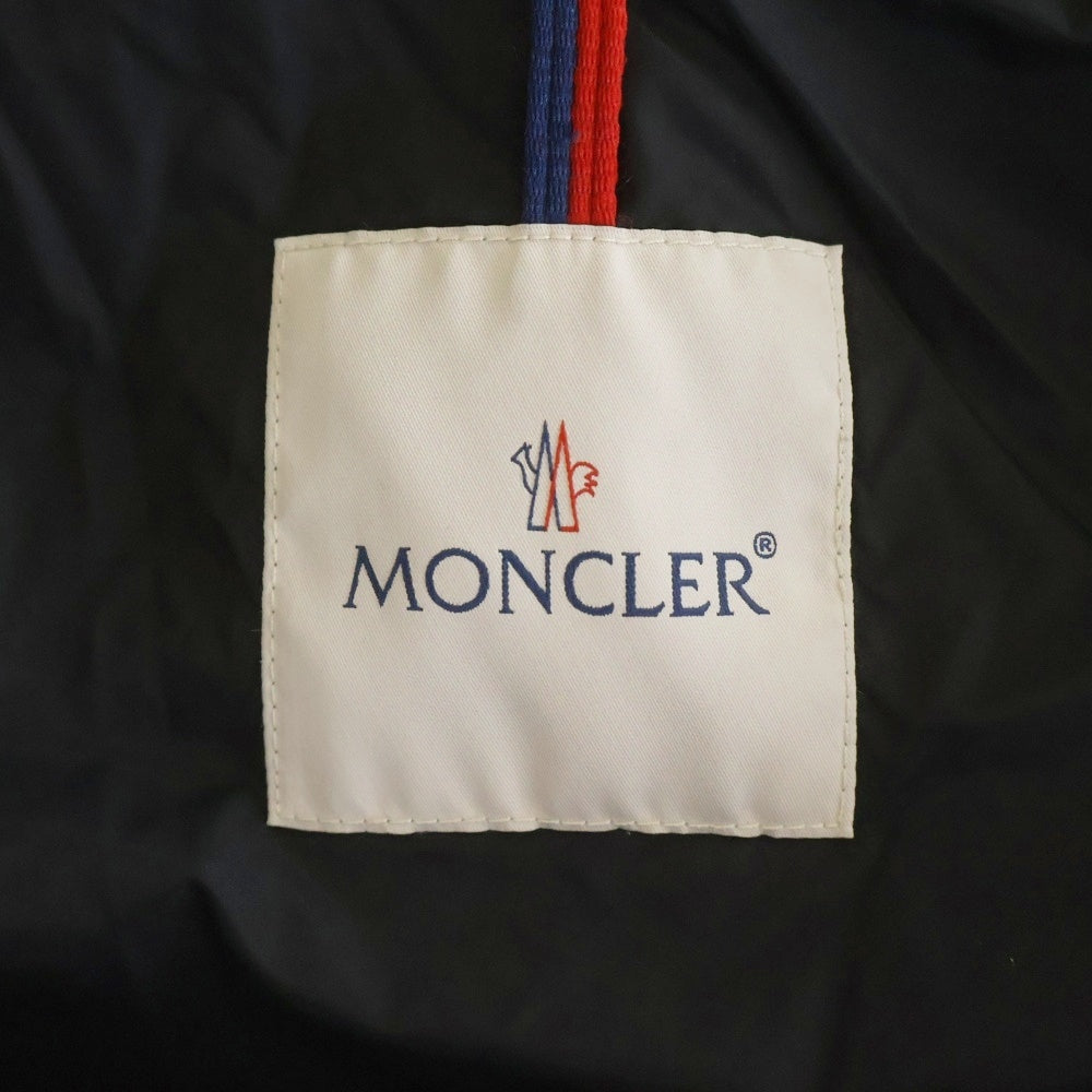 MONCLER(モンクレール) 17AW FLAMMETTE GIUBBOTTO フラメッテ ダウンコート ジップアップ ナイロンジャケット ブラック C20934993105 54155 レディース