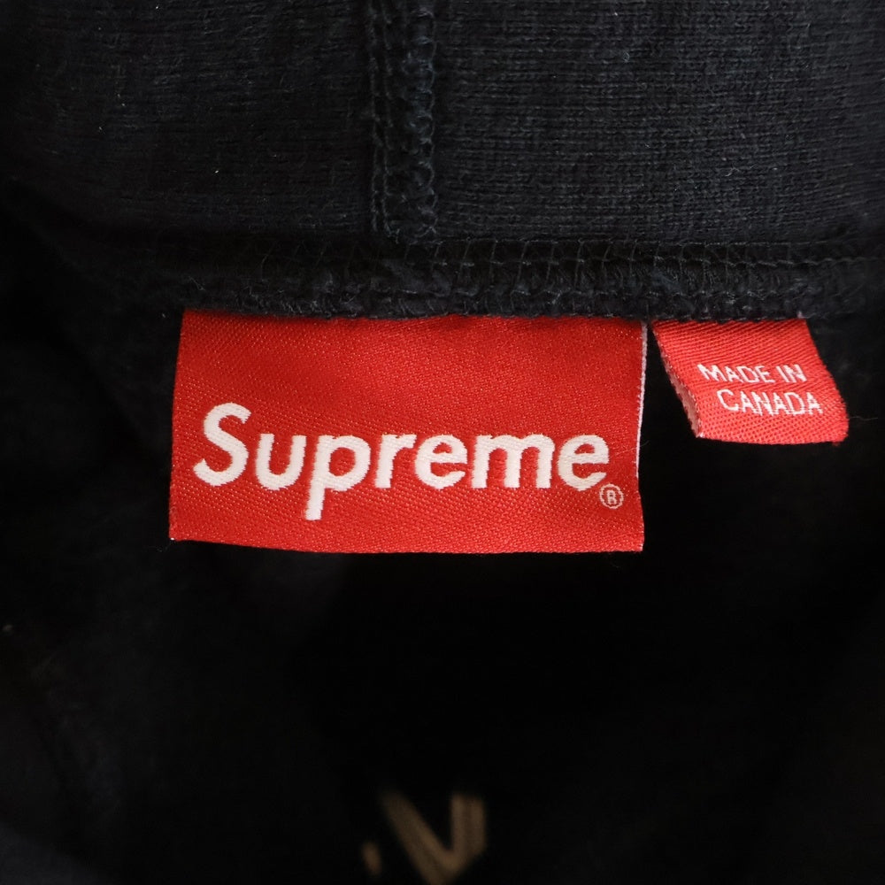 SUPREME(シュプリーム) 22AW Capital Hooded Sweatshirt キャピタル フーデッド スウエットシャツ ブラック