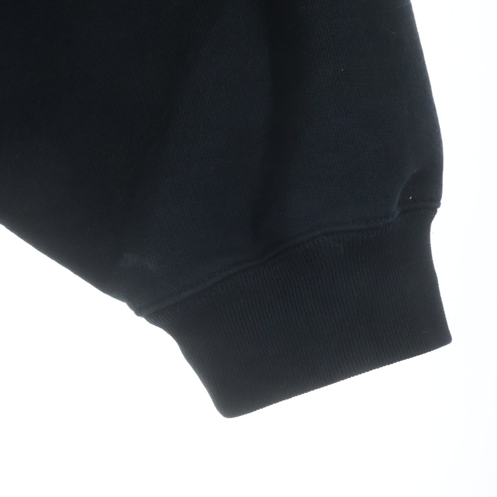 VETEMENTS(ヴェトモン) 25SS Back Street Boys Oversized Hoodie フロントプリント プルオーバーパーカー フーディ ブラック UA66HD700B